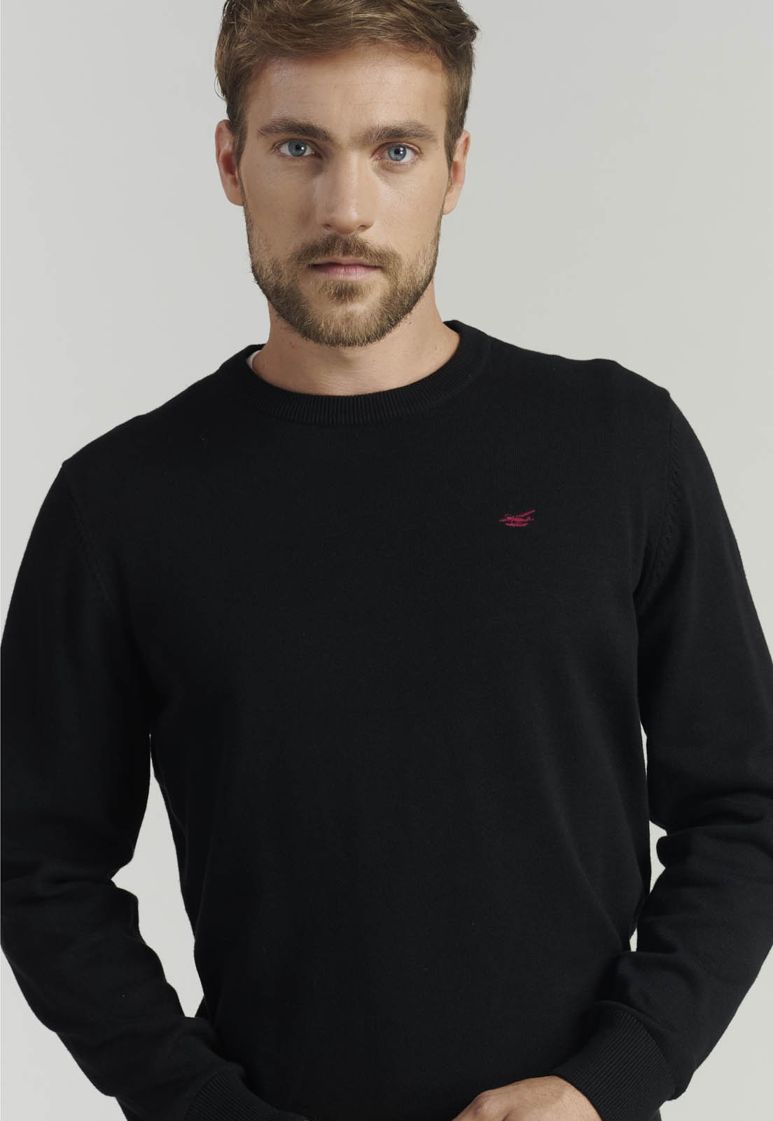 SWEATER ALGODÓN ORGÁNICO HOMBRE FEROUCH NEGRO PARIS FR BLACK - 3