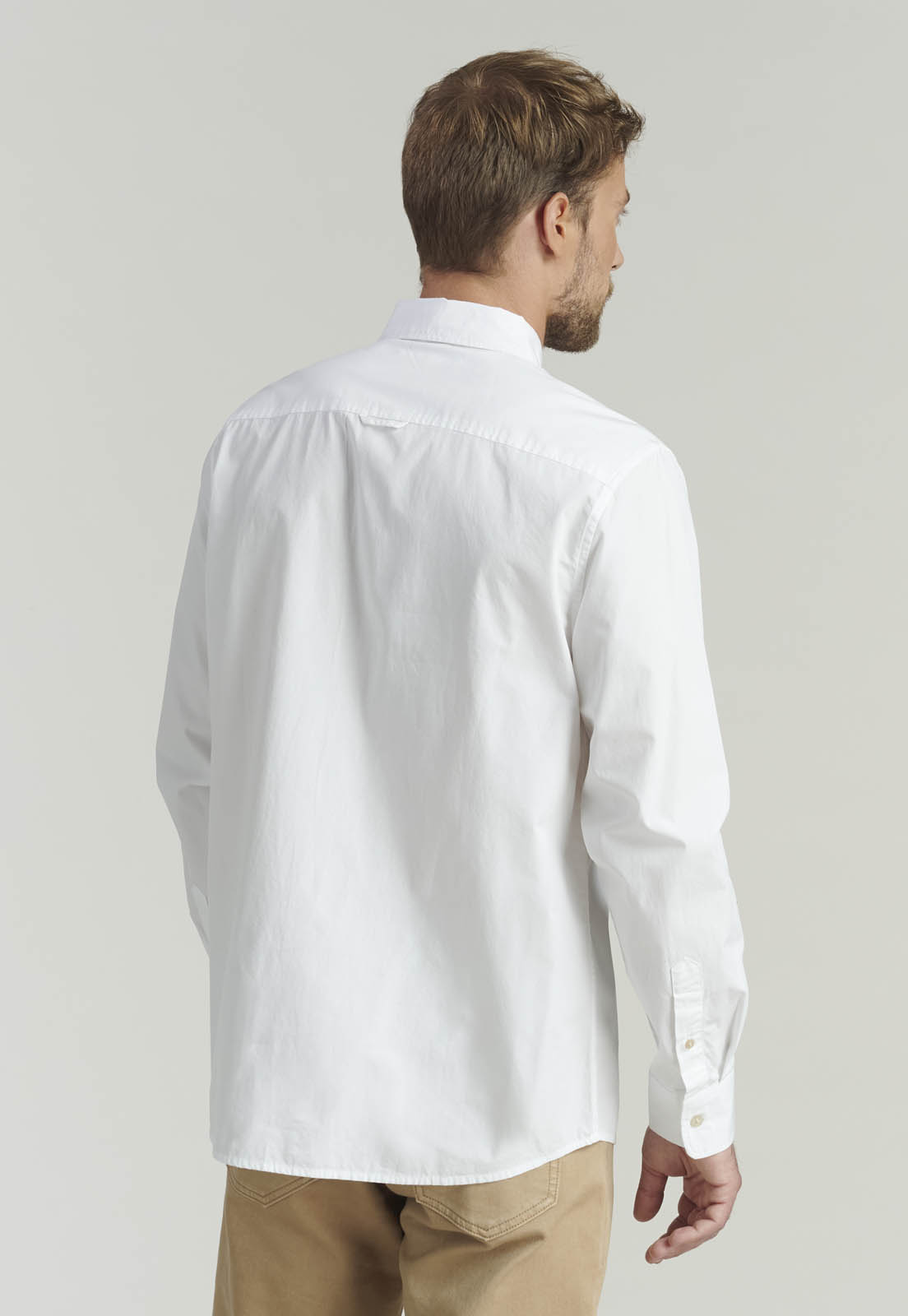 CAMISA ALGODÓN HOMBRE FEROUCH BLANCO LAS VEGAS FJS WHITE - 4