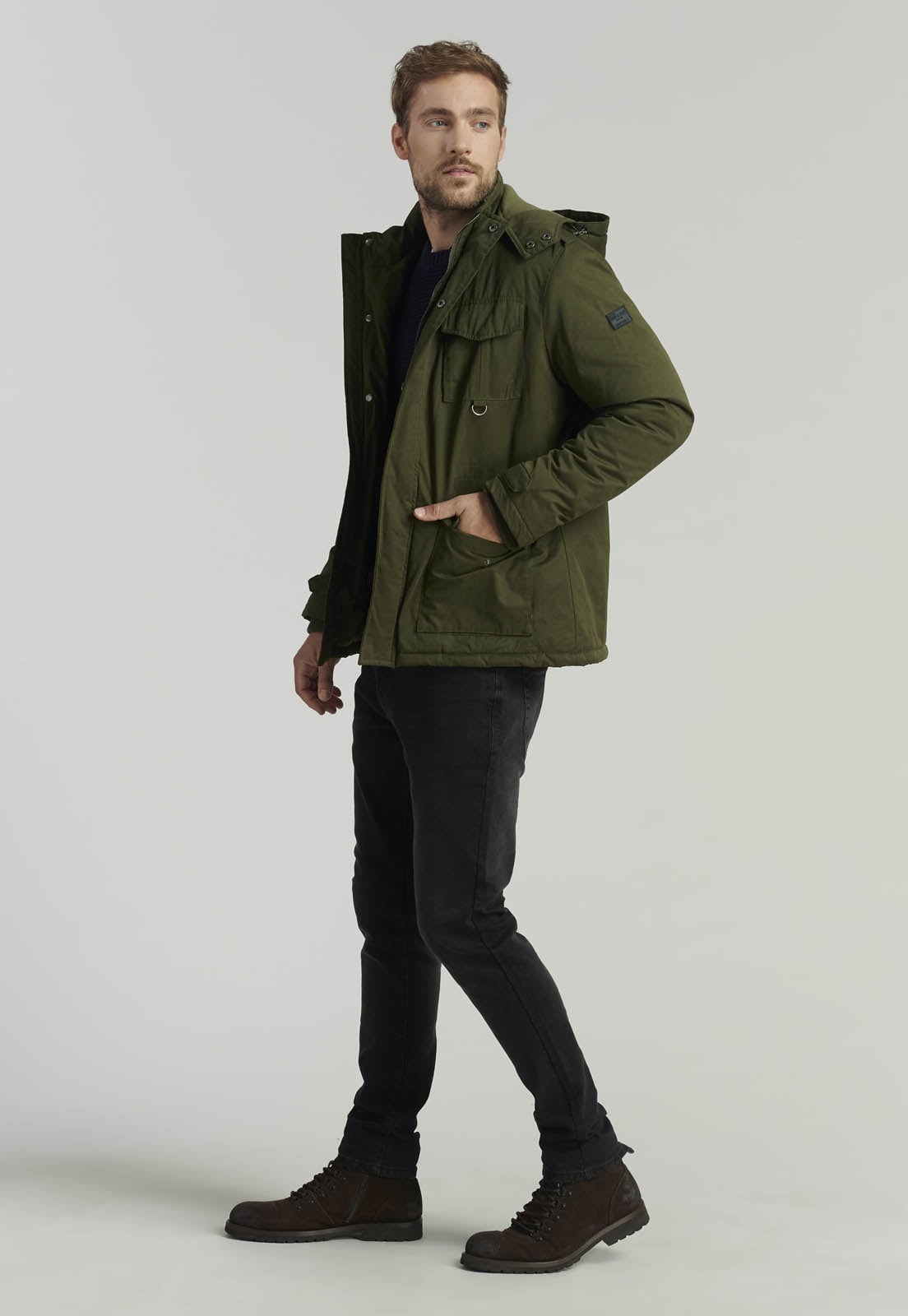 CHAQUETA HOMBRE FEROUCH CAFÉ ALBANY FJS FOREST - 2