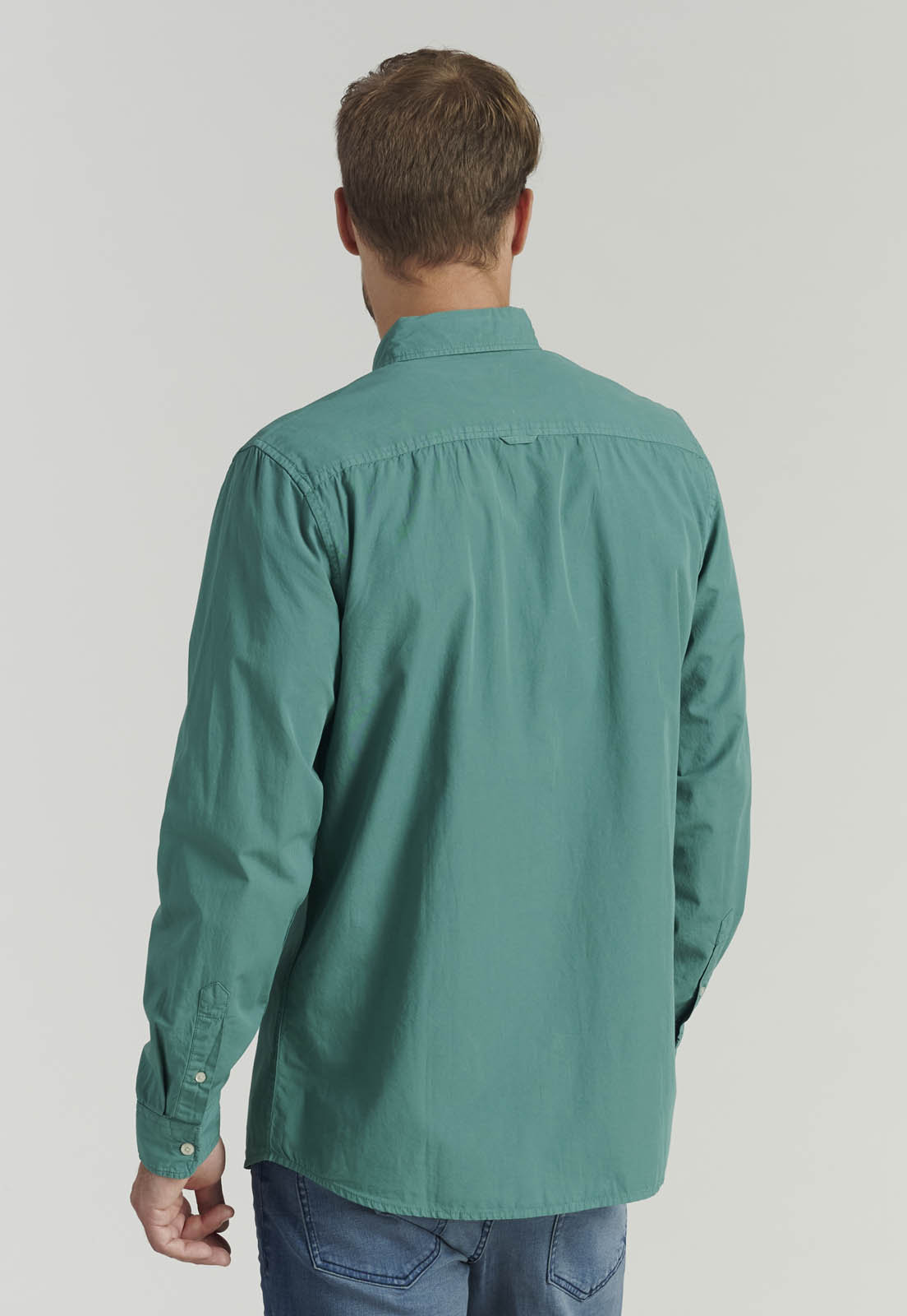 CAMISA ALGODÓN HOMBRE FEROUCH VERDE LAS VEGAS FJS RIVER - 4