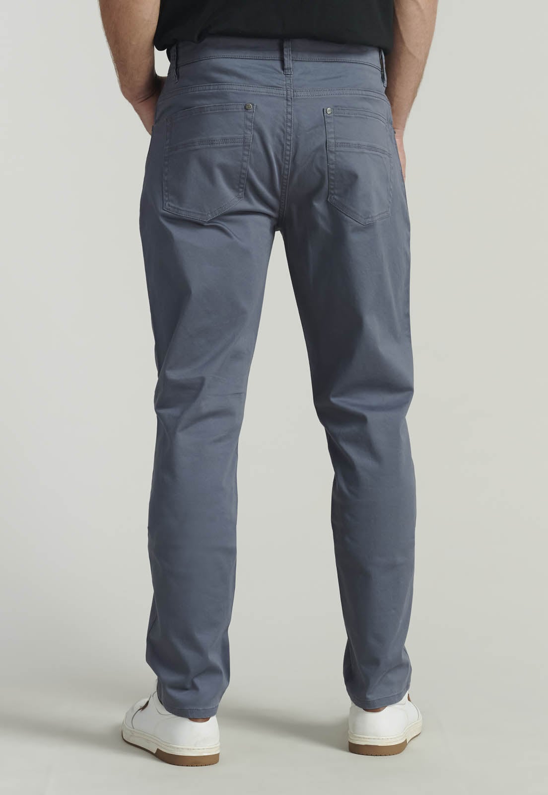 PANTALÓN ALGODÓN HOMBRE FEROUCH AZUL FIVE POCKET FR NAVY - 4