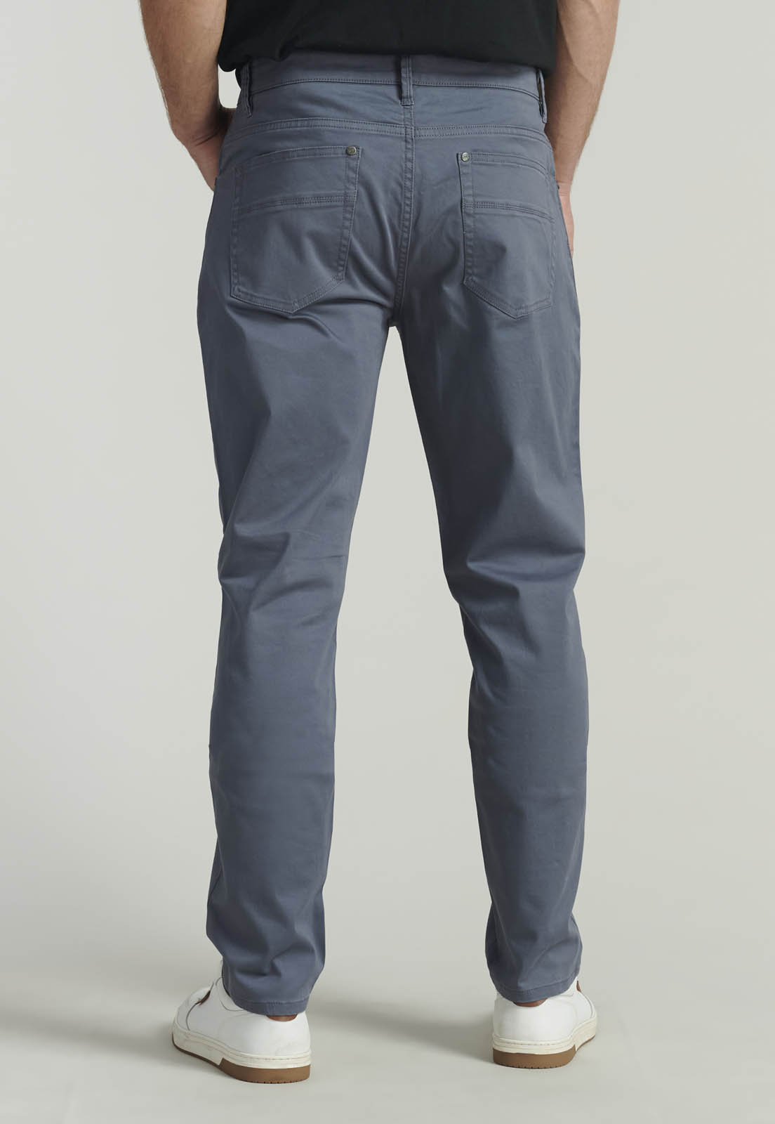 PANTALÓN ALGODÓN HOMBRE FEROUCH AZUL FIVE POCKET FR NAVY - 4