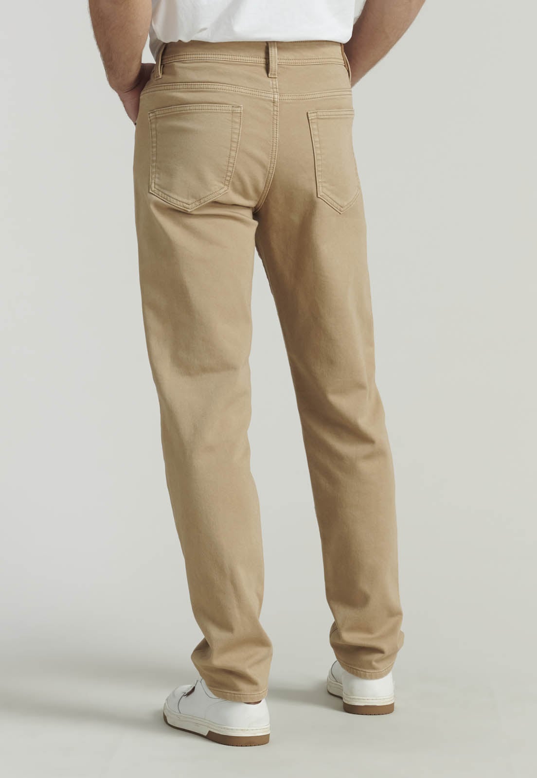 PANTALÓN ALGODÓN HOMBRE FEROUCH BEIGE OHIO FJS - 4