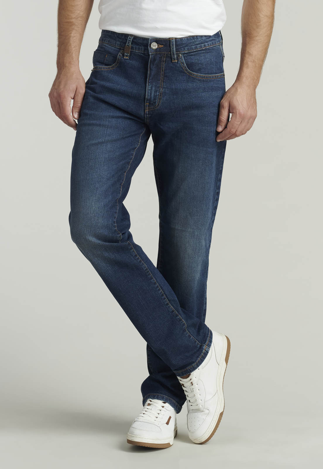 JEAN ALGODÓN HOMBRE FEROUCH AZUL MARINO CINCINNATI FJS NAVY - 1