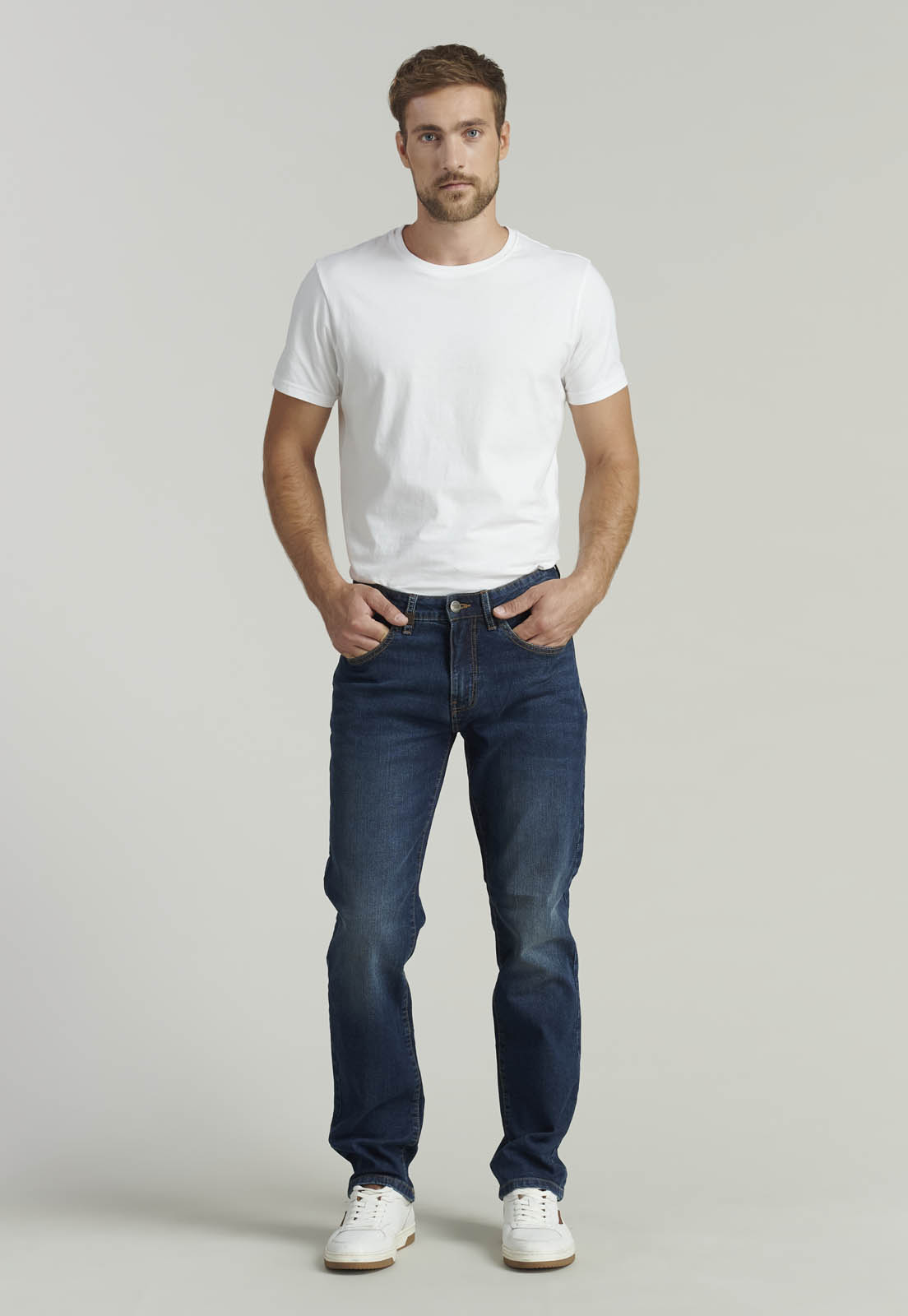 JEAN ALGODÓN HOMBRE FEROUCH AZUL MARINO CINCINNATI FJS NAVY - 2