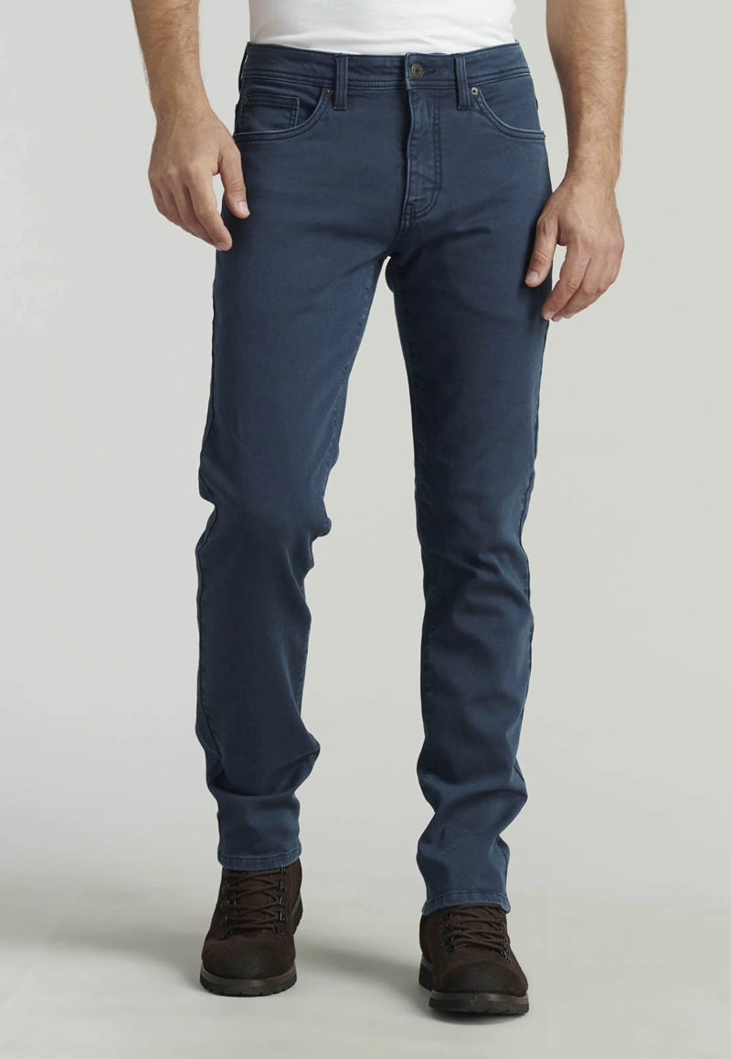 PANTALÓN ALGODÓN HOMBRE FEROUCH AZUL OHIO FJS DK. - 1
