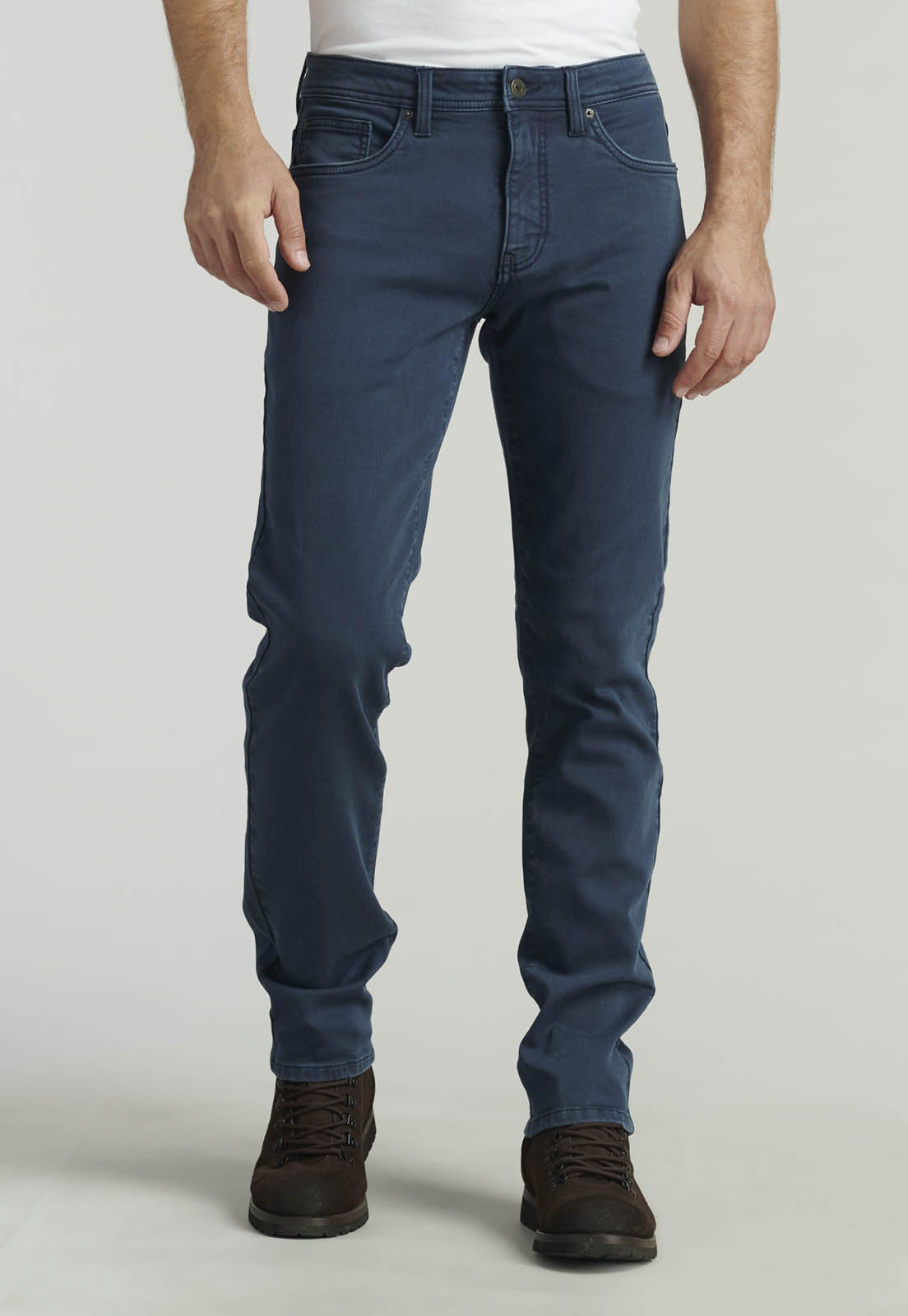 PANTALÓN ALGODÓN HOMBRE FEROUCH AZUL OHIO FJS DK. - 1