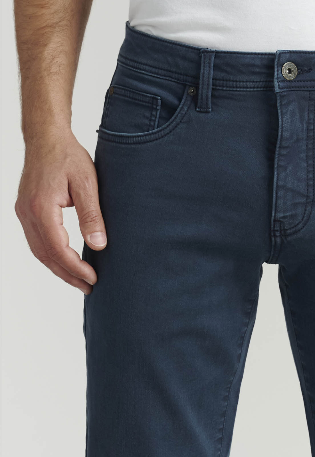 PANTALÓN ALGODÓN HOMBRE FEROUCH AZUL OHIO FJS DK. - 3