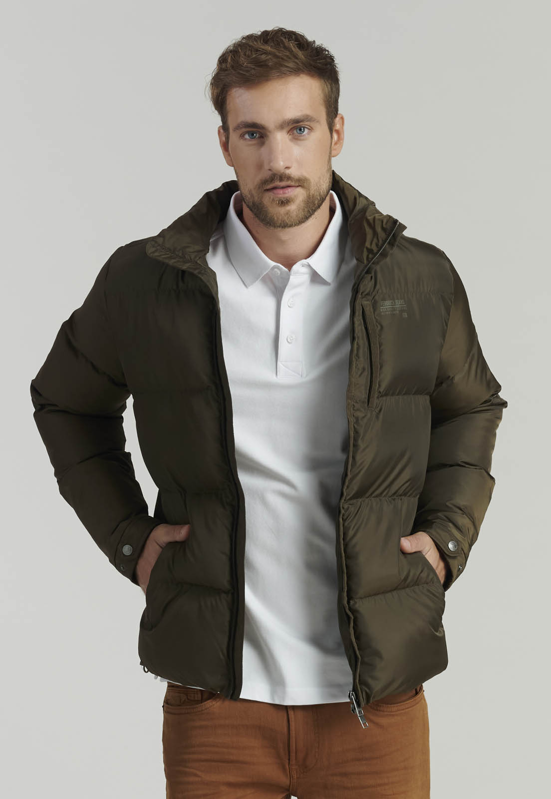 PARKA HOMBRE FEROUCH VERDE SAN FRANCISCO FJS GREEN - 1