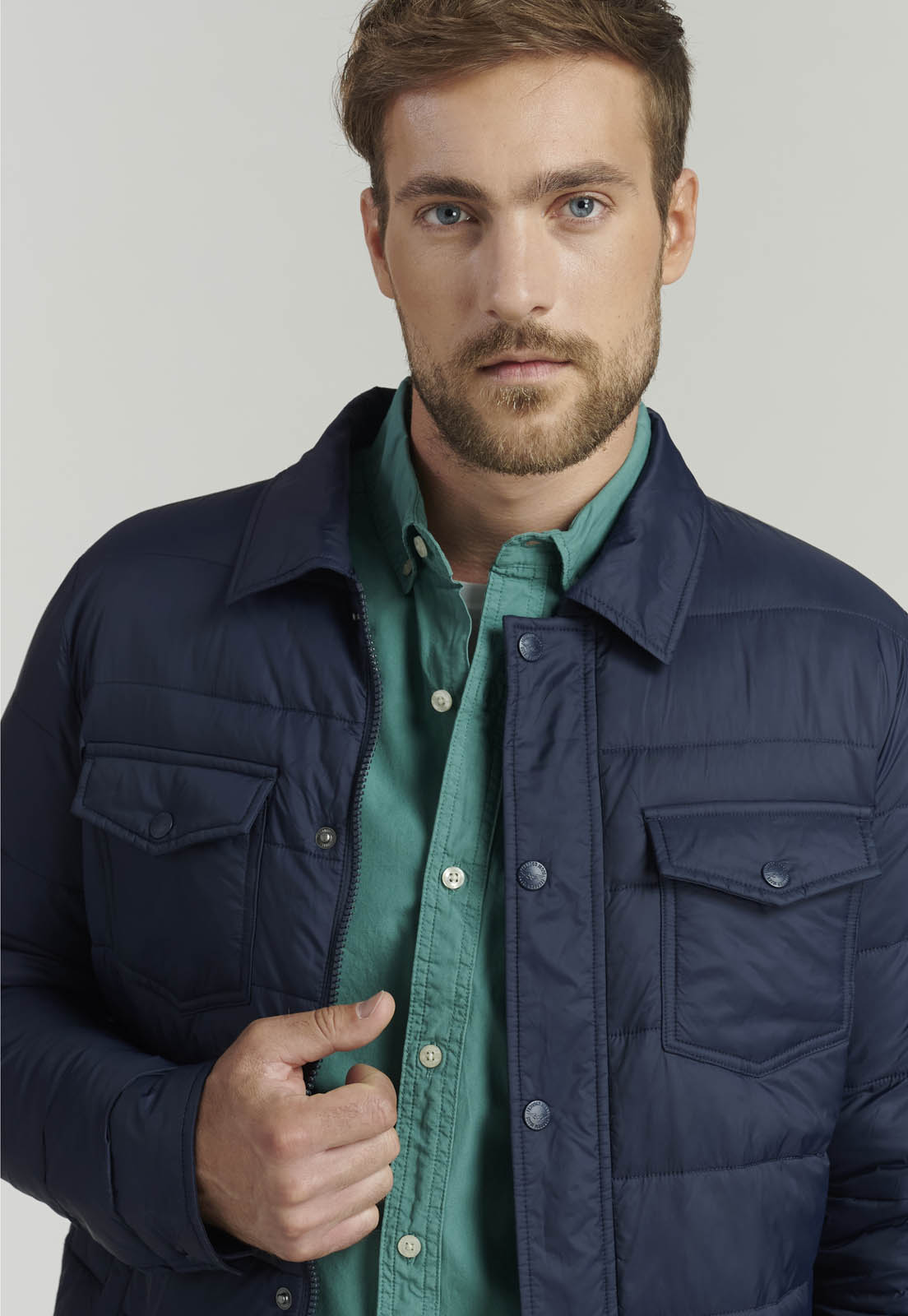 PARKA HOMBRE FEROUCH AZUL MARINO SEATTLE FJS NAVY - 3