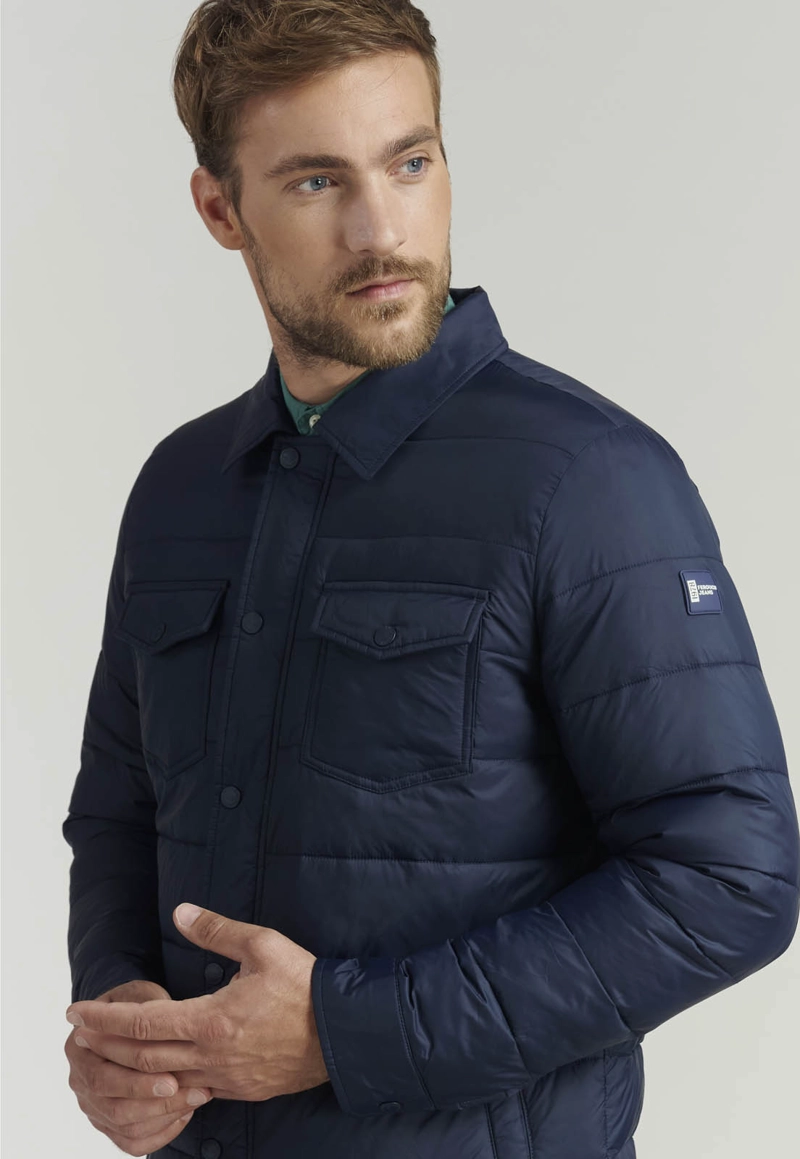 PARKA HOMBRE FEROUCH AZUL MARINO SEATTLE FJS NAVY - 5