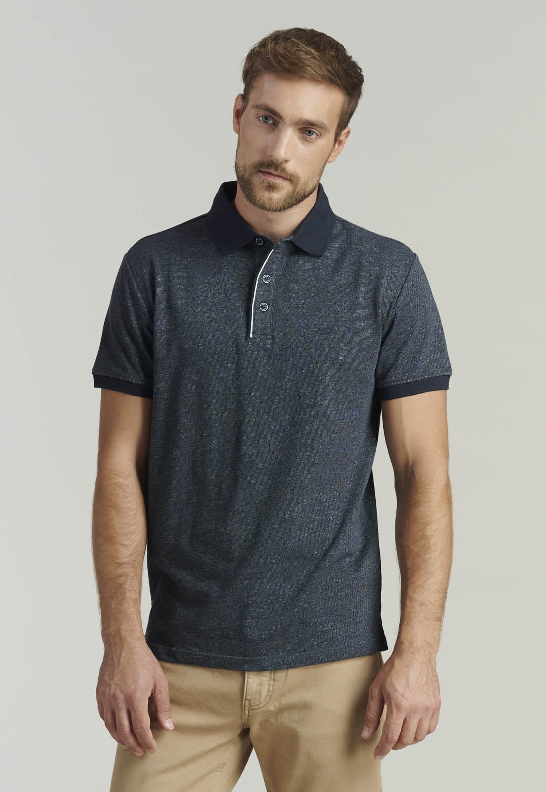 POLERA HOMBRE FEROUCH AZUL CLEVELAND FR MARINE - 1