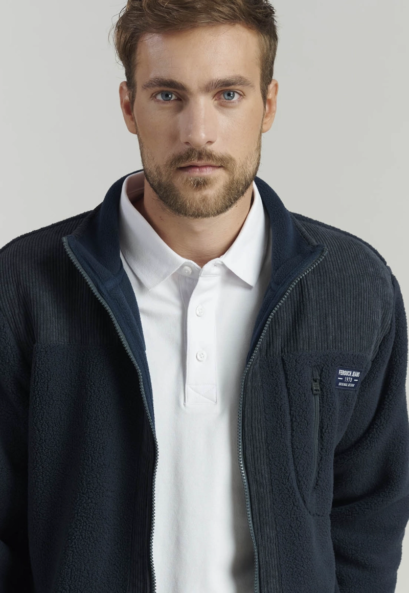 POLERÓN HOMBRE FEROUCH AZUL MISSOURI FJS MARINE - 3