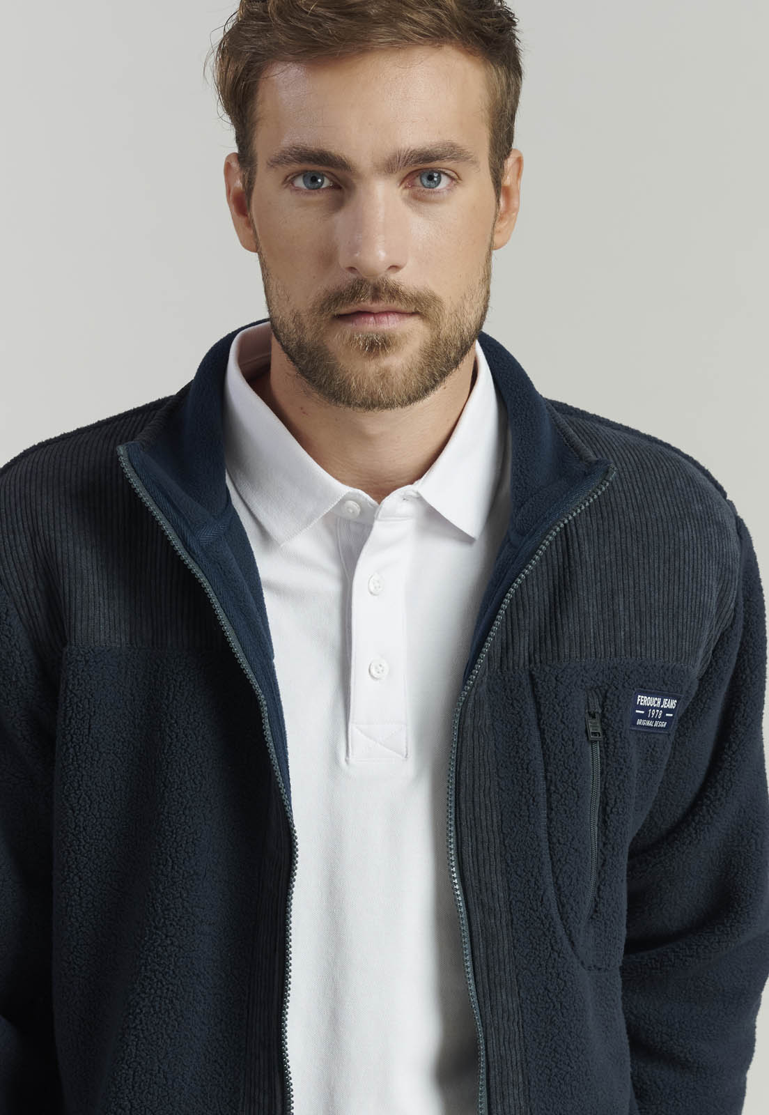 POLERÓN HOMBRE FEROUCH AZUL MISSOURI FJS MARINE - 3
