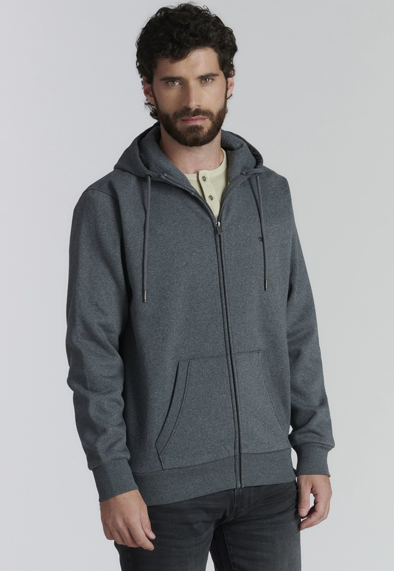 POLERÓN ALGODÓN HOMBRE FEROUCH NEGRO BÁSICO KANSAS FR BLACK - 1