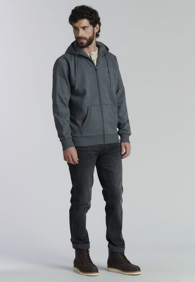 POLERÓN ALGODÓN HOMBRE FEROUCH NEGRO BÁSICO KANSAS FR BLACK - 2