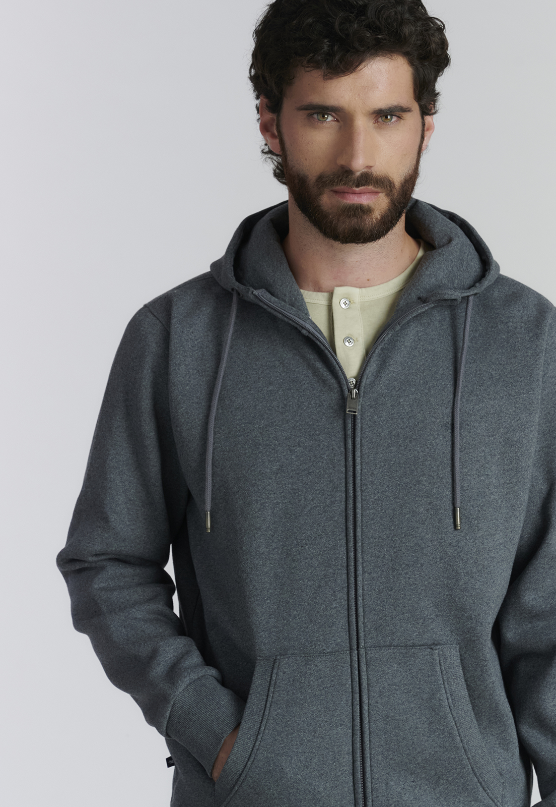 POLERÓN ALGODÓN HOMBRE FEROUCH NEGRO BÁSICO KANSAS FR BLACK - 3