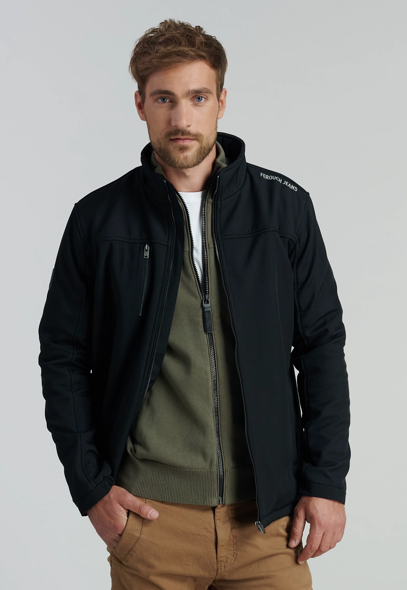 POLERÓN HOMBRE FEROUCH NEGRO PORTLAND FR BLACK - 1