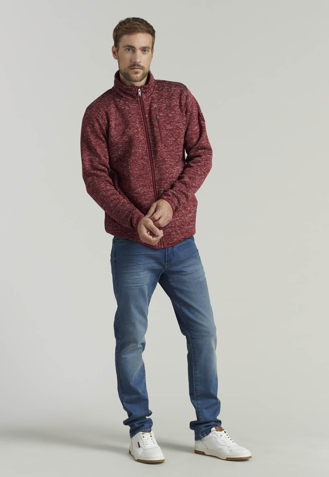 POLERÓN HOMBRE FEROUCH ROJO MINEAPOLIS FR BURGUNDY - 2
