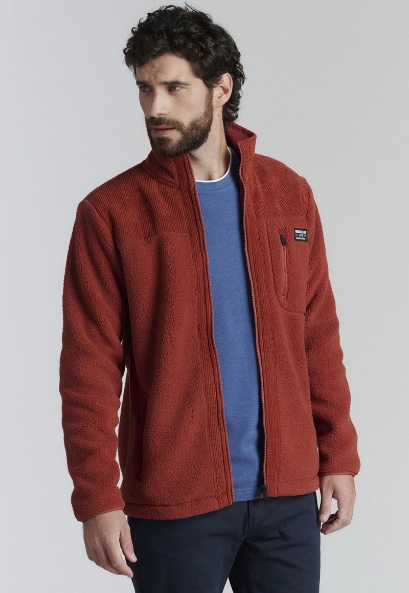 POLERÓN HOMBRE FEROUCH ROJO MISSOURI FJS BRICK - 1