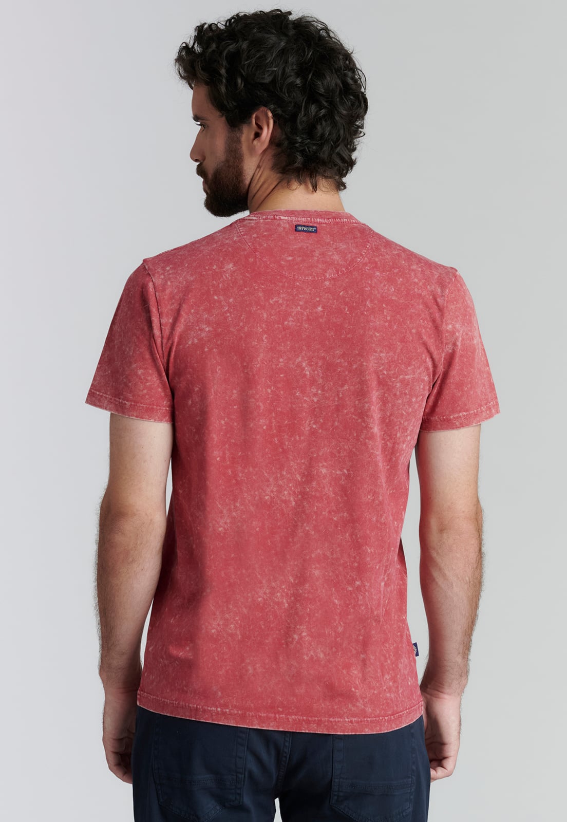 POLERA ALGODÓN HOMBRE FEROUCH ROJO BOSTON FJS BRICK - 4