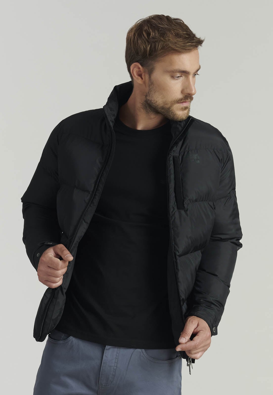 POLERA ALGODÓN HOMBRE FEROUCH NEGRO BÁSICA MAINE FR BLACK - 5