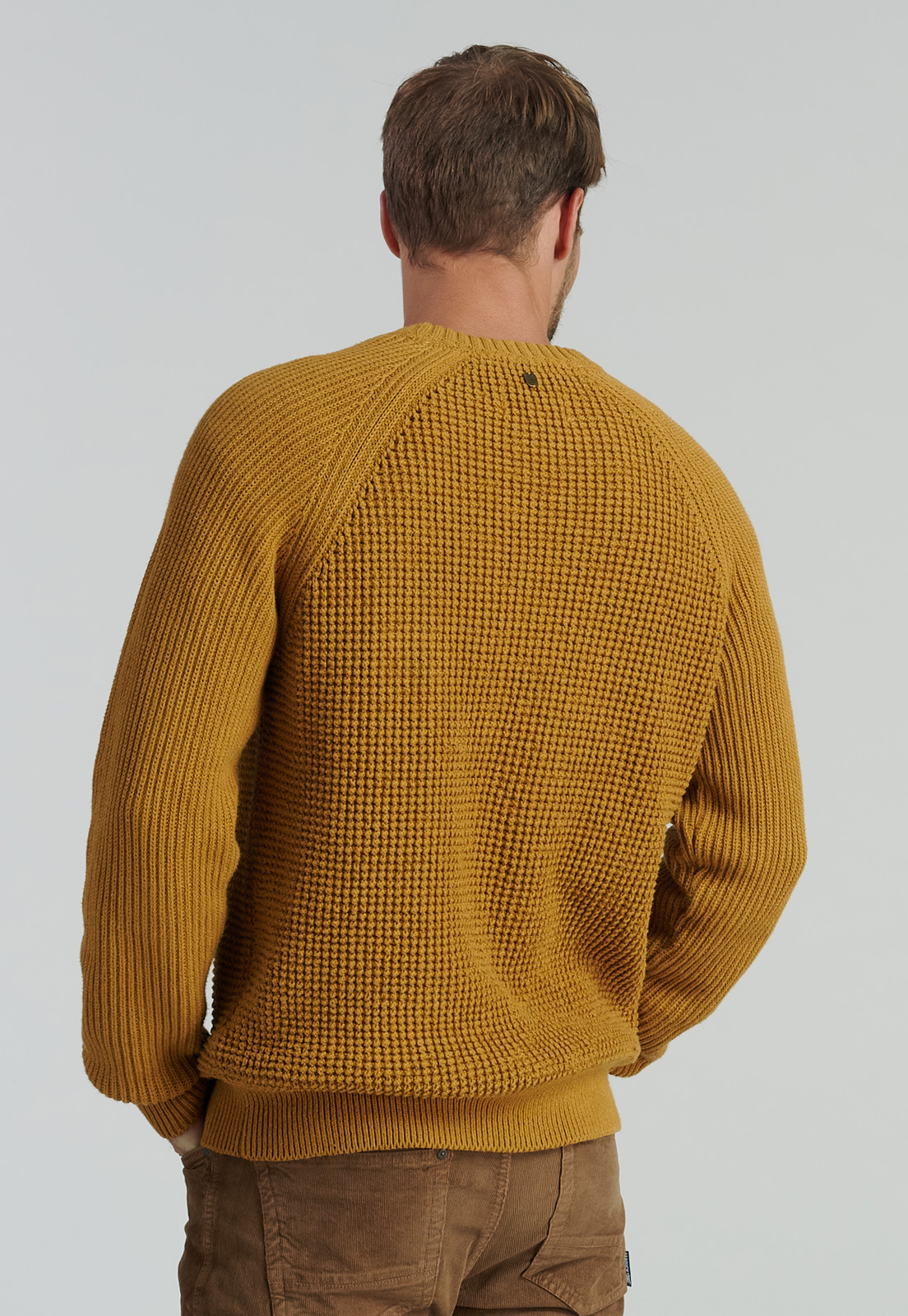 SWEATER ALGODÓN HOMBRE FEROUCH AMARILLO AUSTIN FJS MUSTARD - 4