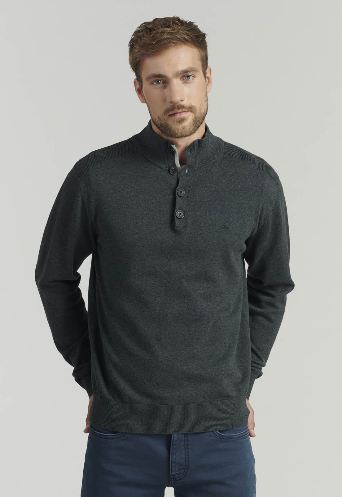 SWEATER ALGODÓN HOMBRE FEROUCH BRISTOL F BUSINESS - 1