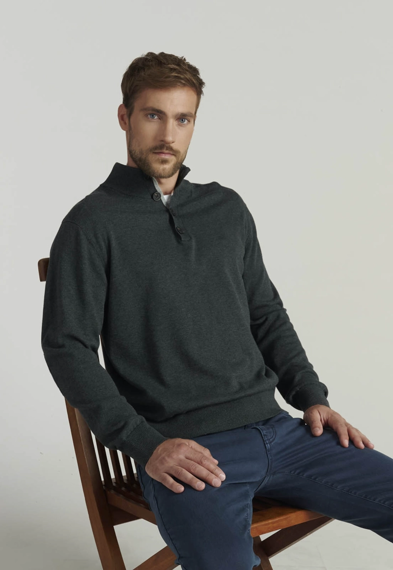 SWEATER ALGODÓN HOMBRE FEROUCH BRISTOL F BUSINESS - 5