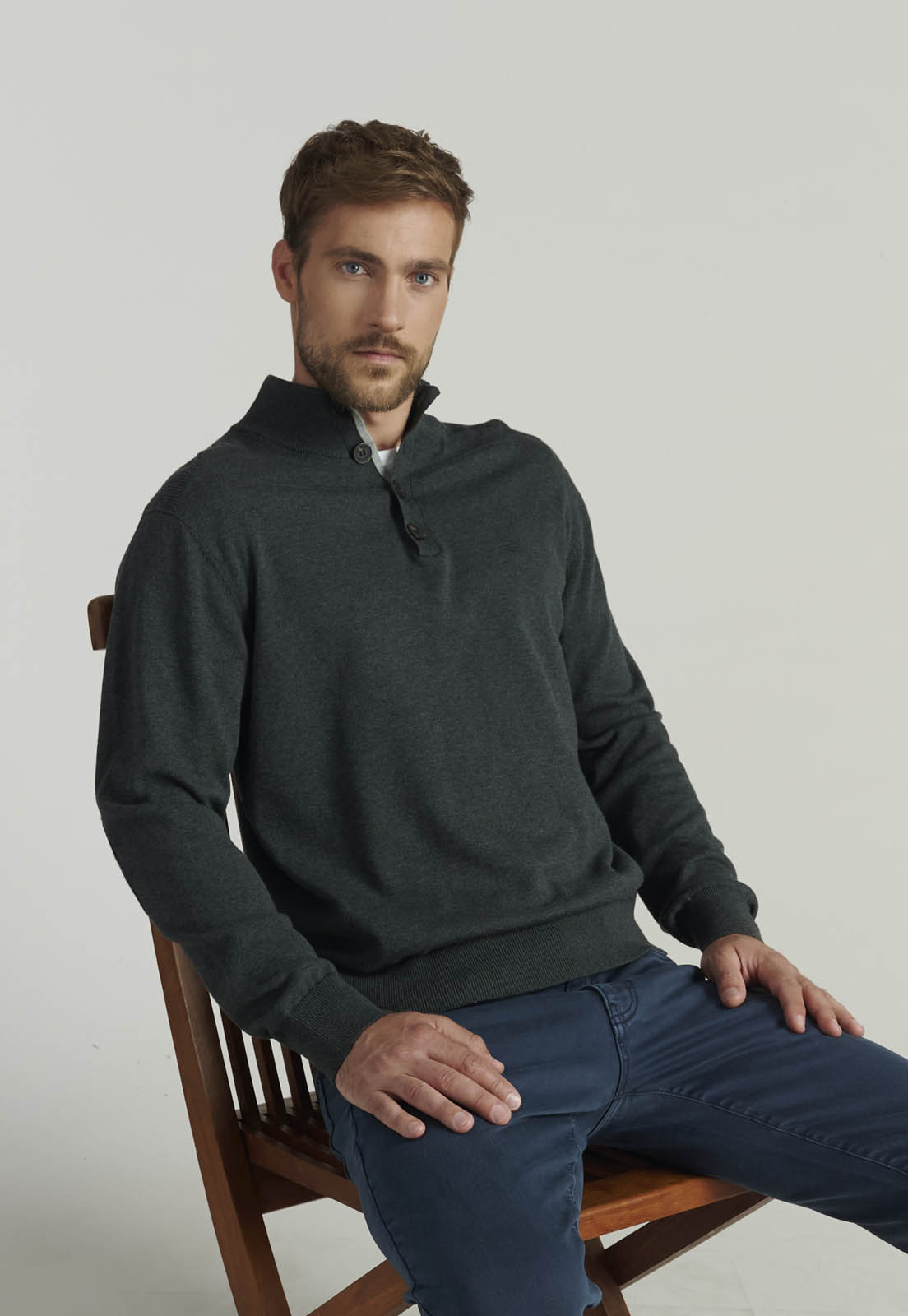 SWEATER ALGODÓN HOMBRE FEROUCH BRISTOL F BUSINESS - 5