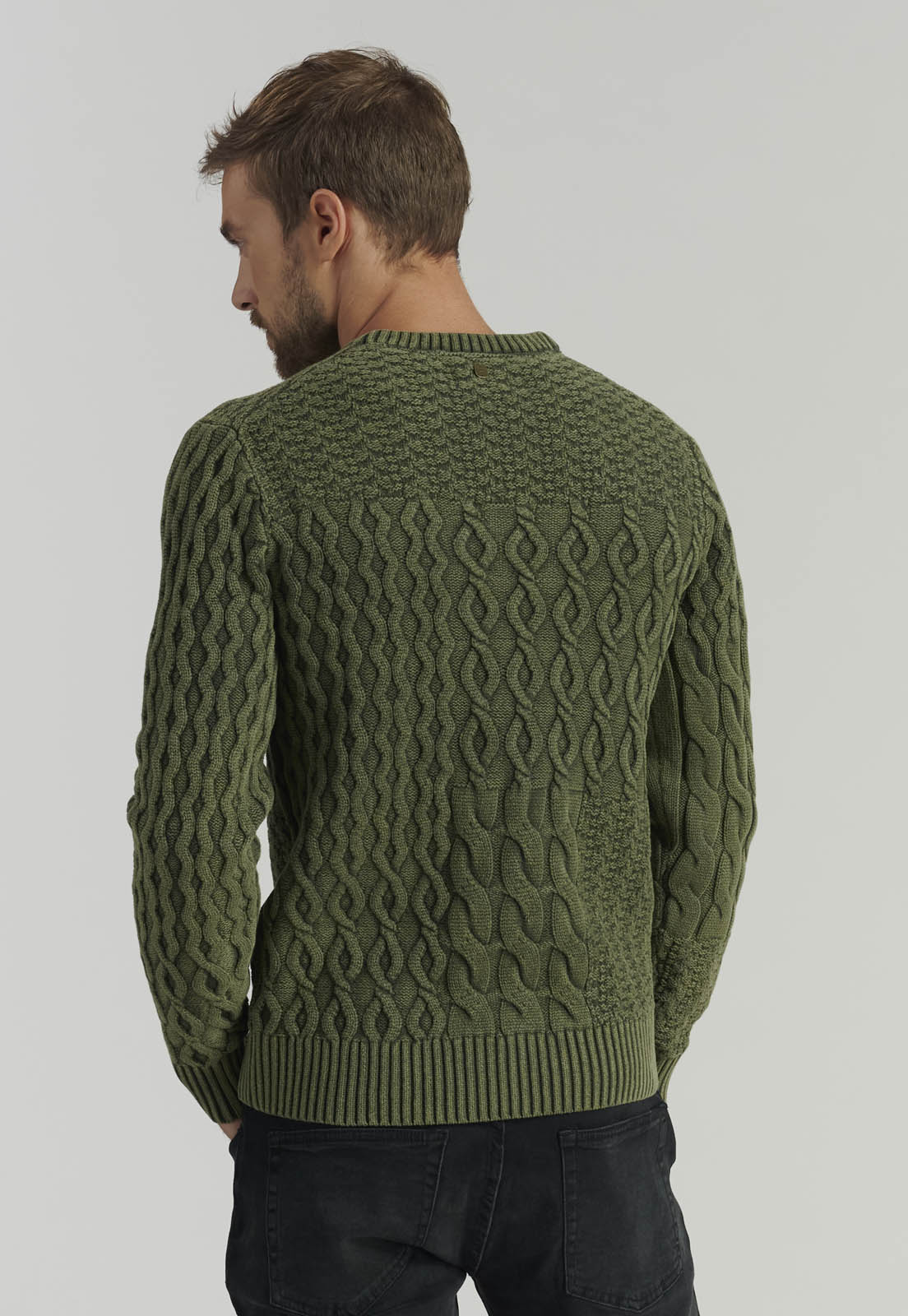 SWEATER HOMBRE FEROUCH VERDE PHOENIX FR MILITARY - 4