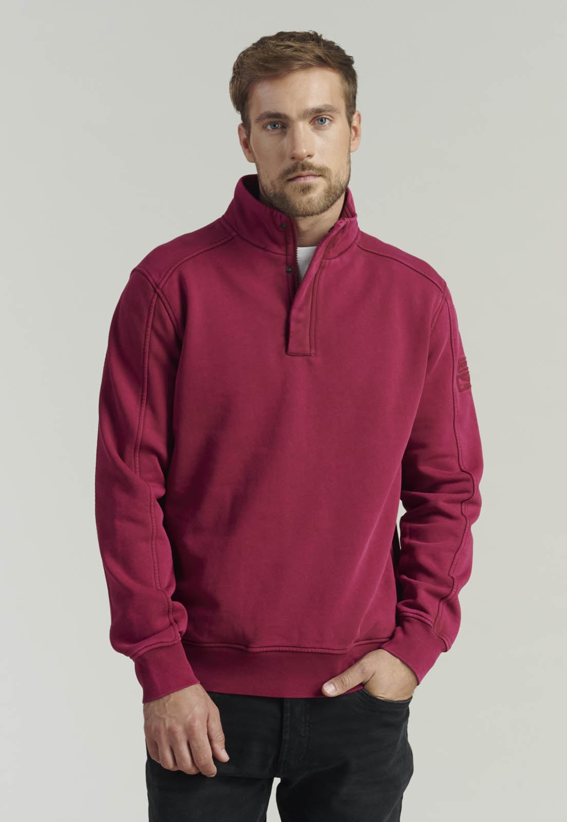 POLERÓN ALGODÓN HOMBRE FEROUCH ROJO WASHINGTON FR DK BURGUNDY - 1