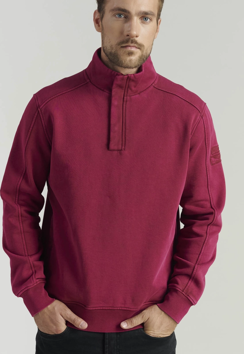 POLERÓN ALGODÓN HOMBRE FEROUCH ROJO WASHINGTON FR DK BURGUNDY - 5