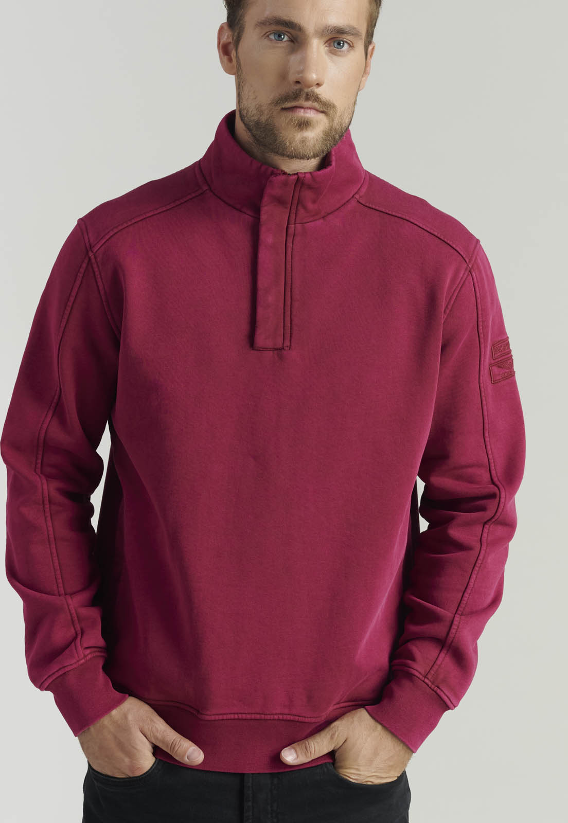 POLERÓN ALGODÓN HOMBRE FEROUCH ROJO WASHINGTON FR DK BURGUNDY - 5