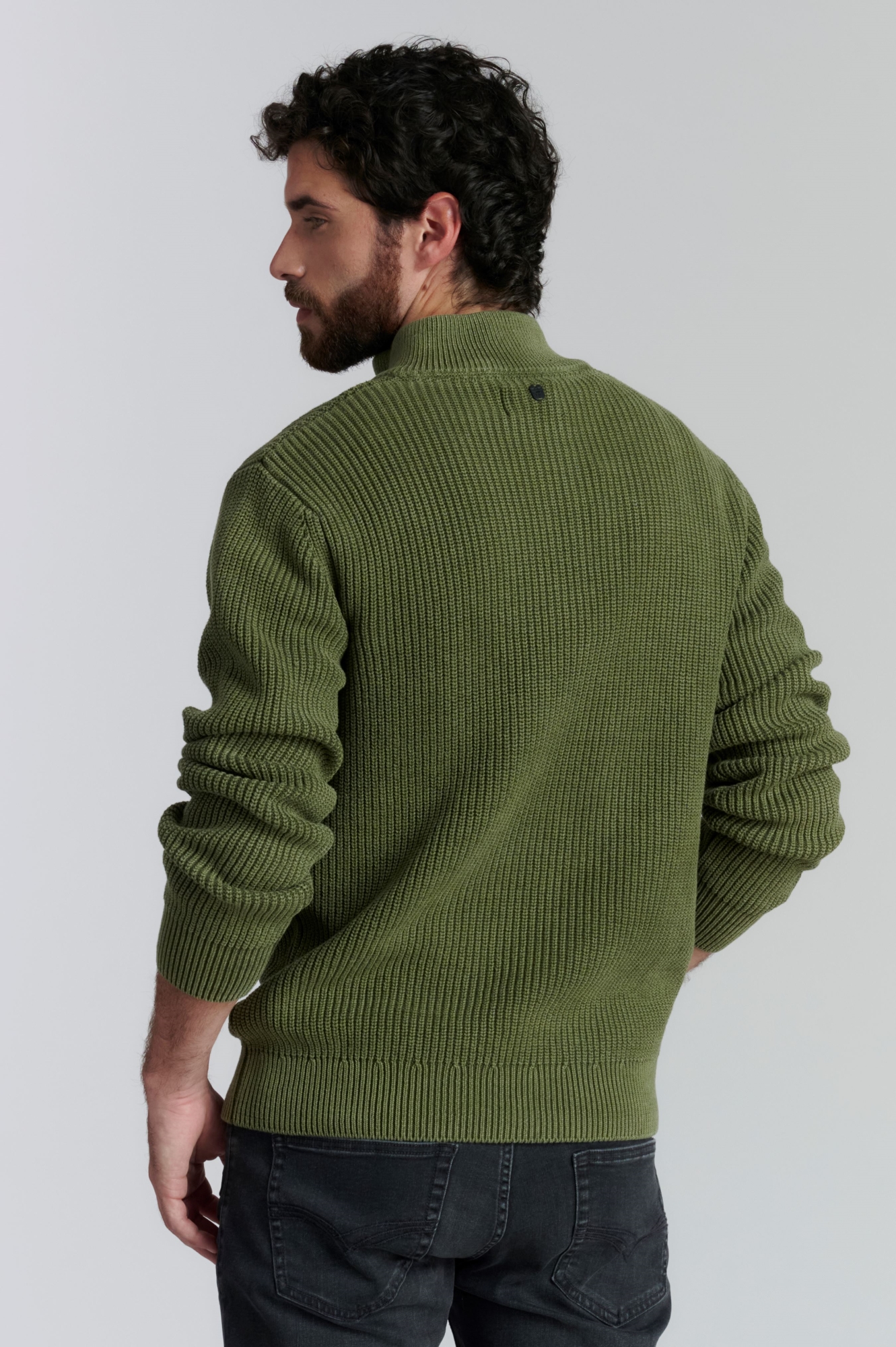 SWEATER ALGODÓN HOMBRE FEROUCH VERDE OHIO FJS MILITARY - 4