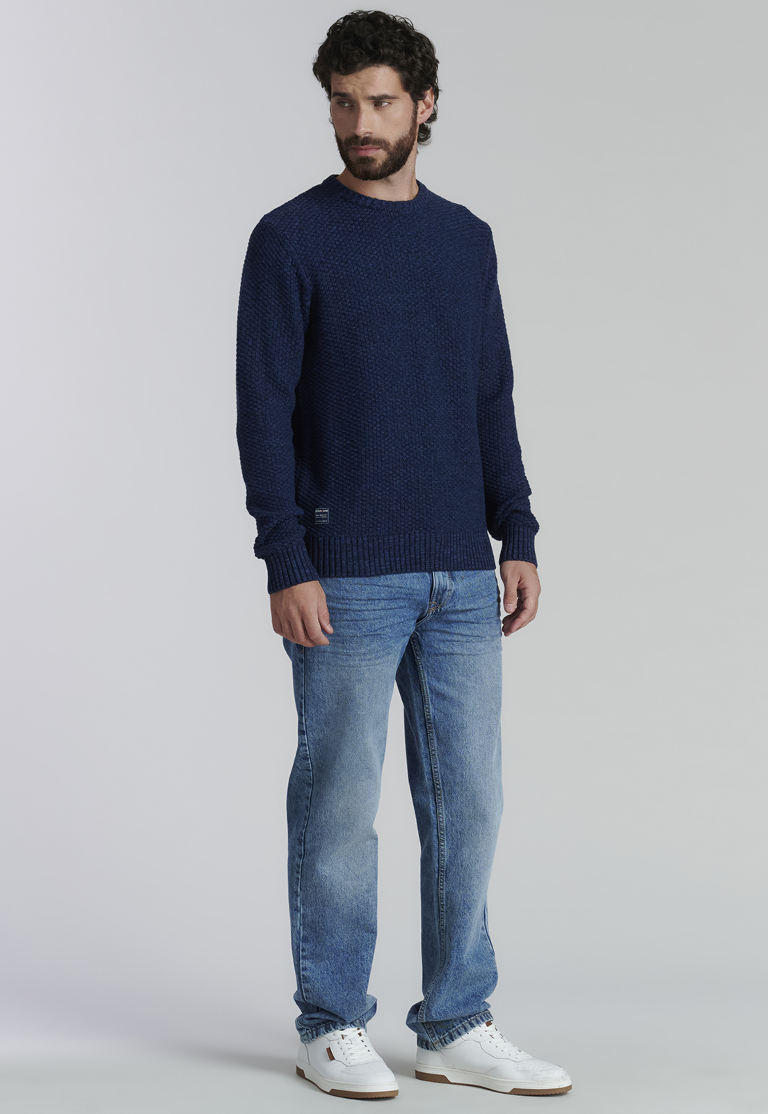 SWEATER ALGODÓN HOMBRE FEROUCH AZUL BROOKLYN FR INDIGO - 2