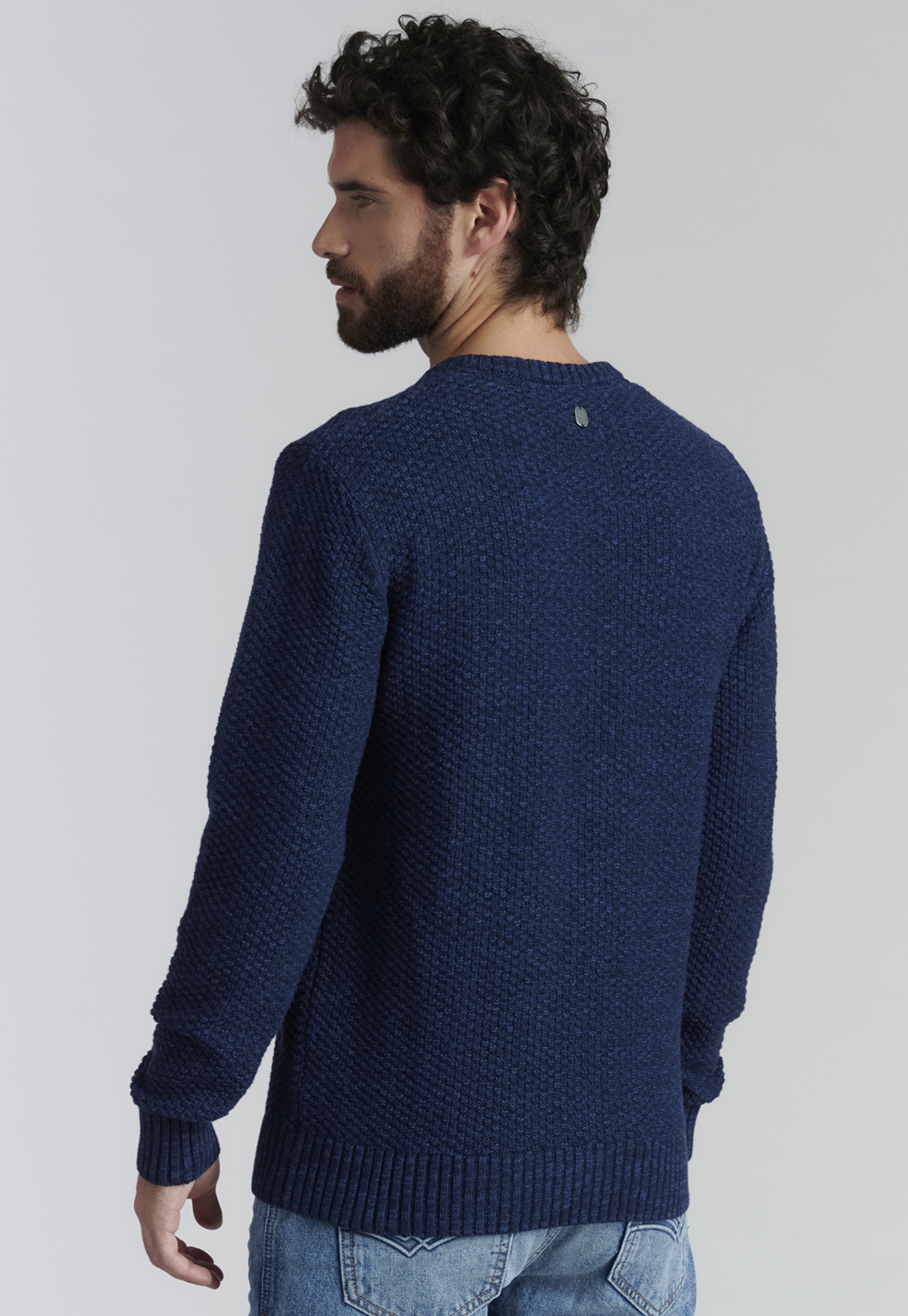 SWEATER ALGODÓN HOMBRE FEROUCH AZUL BROOKLYN FR INDIGO - 4