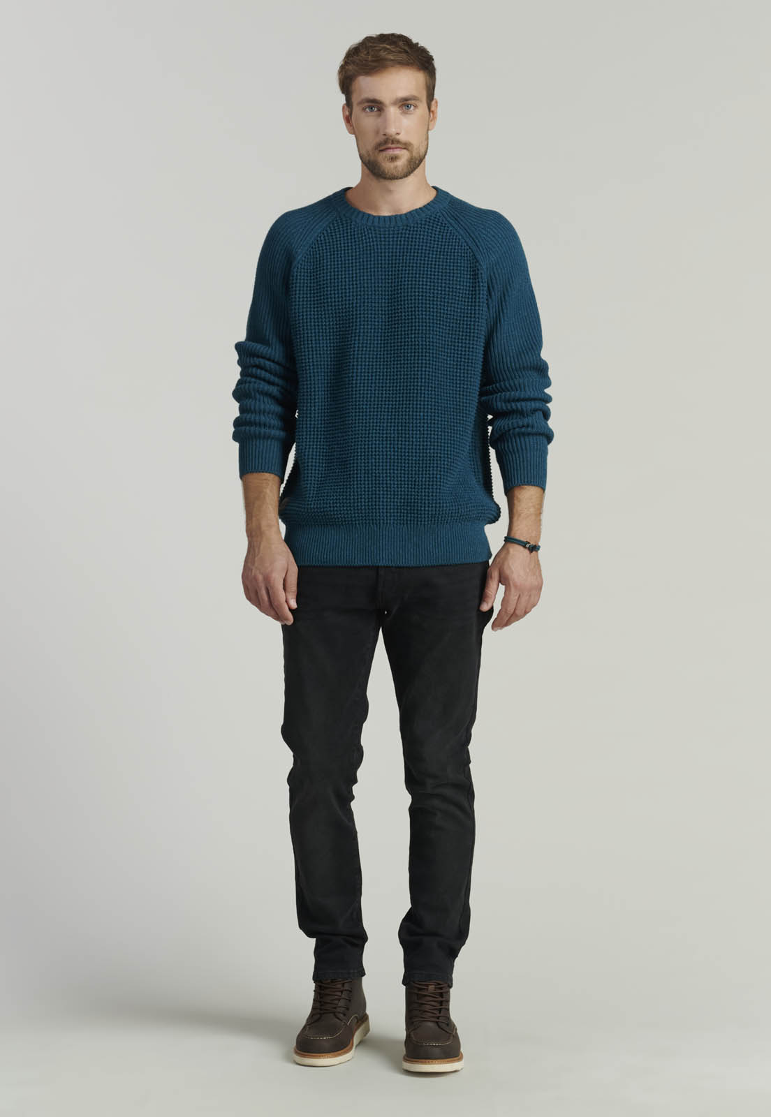 SWEATER ALGODÓN HOMBRE FEROUCH VERDE AUSTIN FJS DK RIVER - 2
