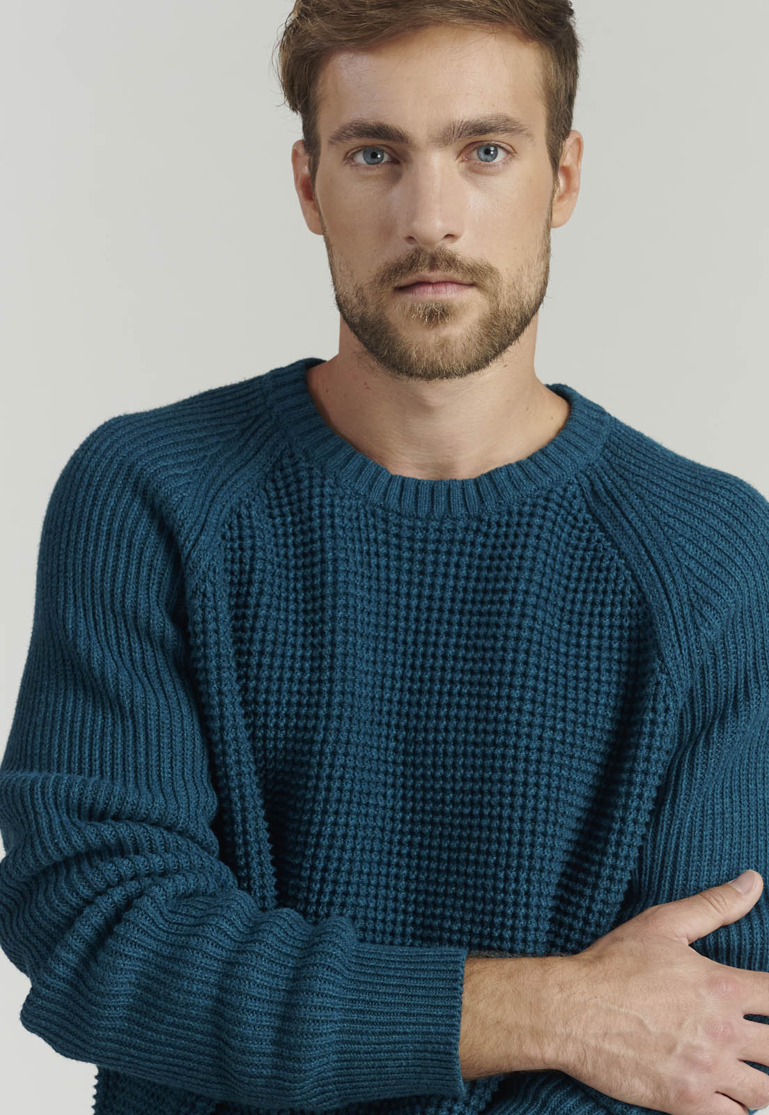 SWEATER ALGODÓN HOMBRE FEROUCH VERDE AUSTIN FJS DK RIVER - 3