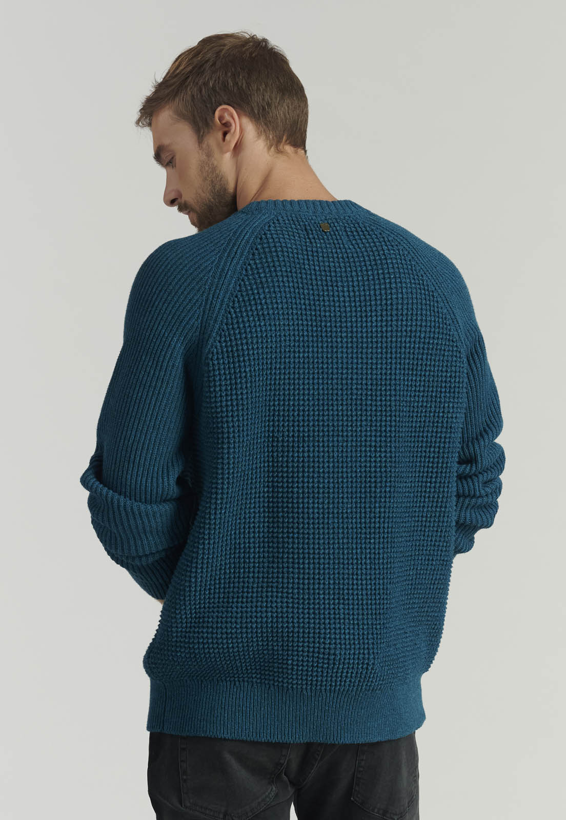SWEATER ALGODÓN HOMBRE FEROUCH VERDE AUSTIN FJS DK RIVER - 4