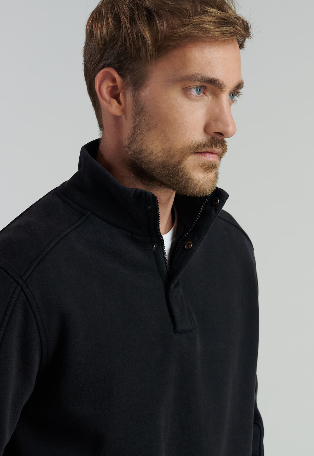 POLERÓN ALGODÓN HOMBRE FEROUCH NEGRO WASHINGTON FR BLACK - 3