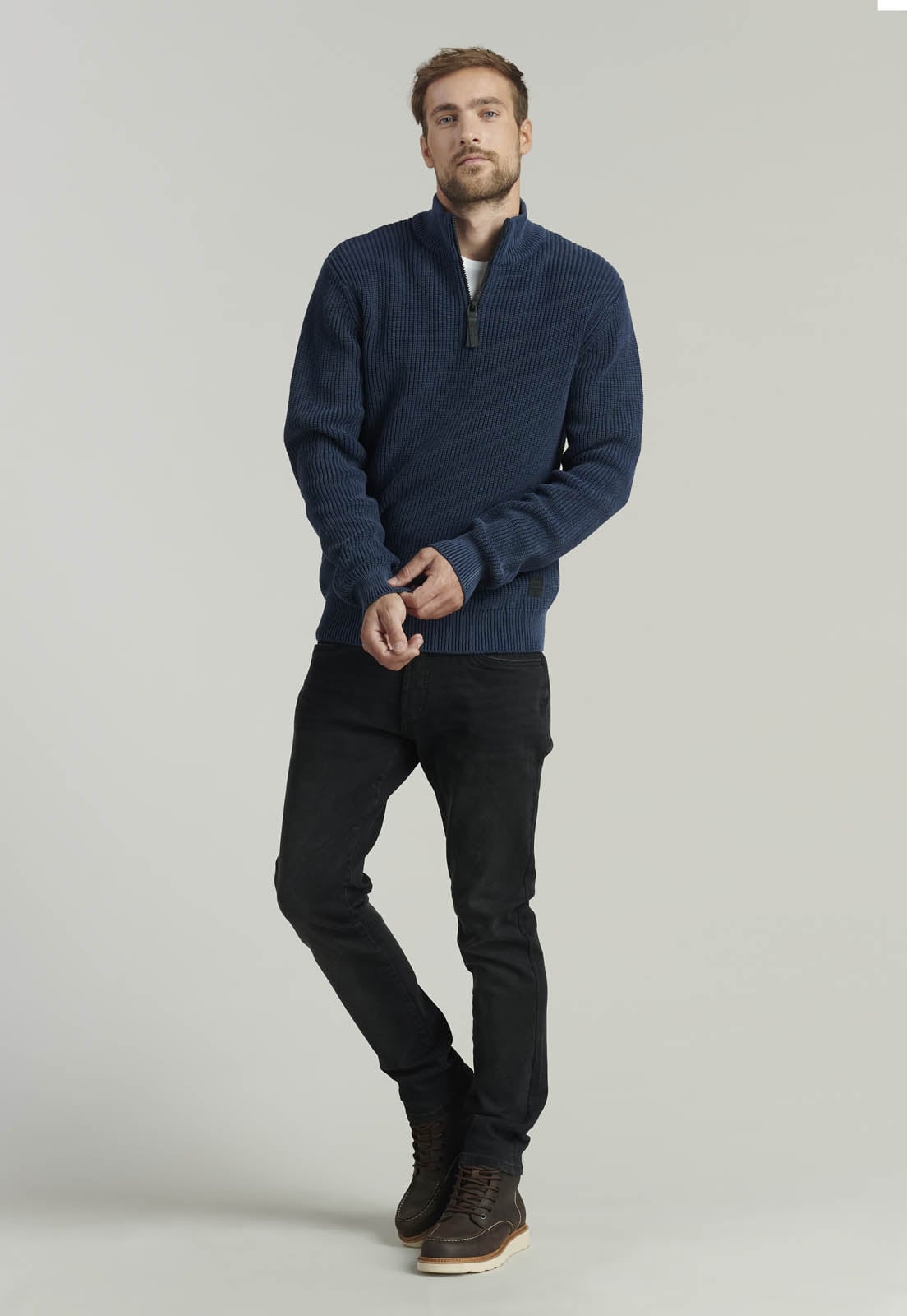 SWEATER ALGODÓN HOMBRE FEROUCH AZUL MARINO OHIO FJS NAVY - 2