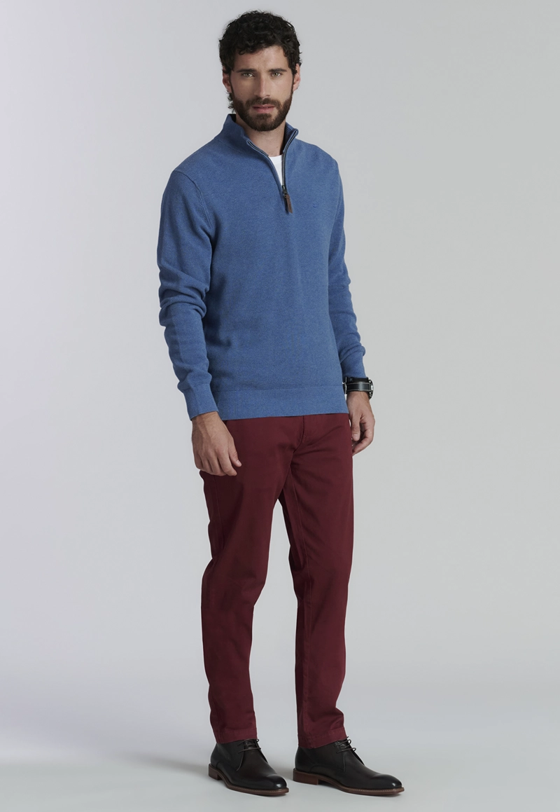 SWEATER ALGODÓN HOMBRE FEROUCH AZUL BAYTOWN F BUSINESS LT BLUE - 2