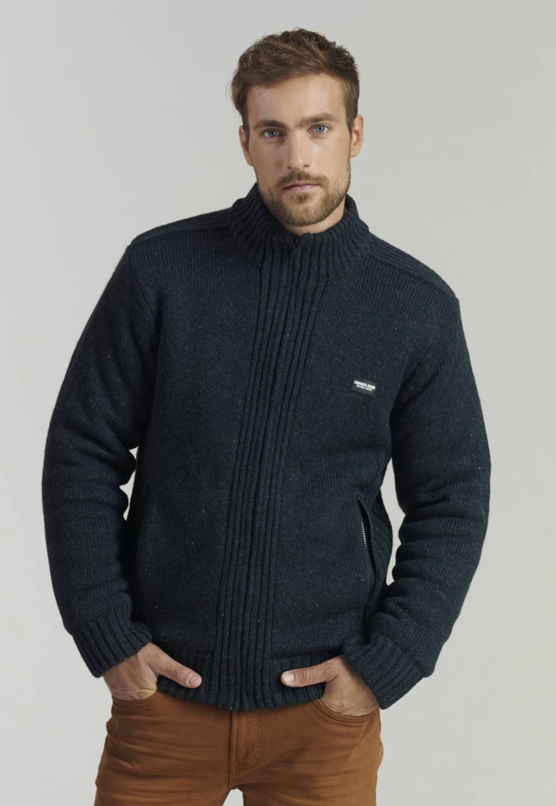 SWEATER HOMBRE FEROUCH GRIS CLEARWATER FJS GRAPHITE - 1