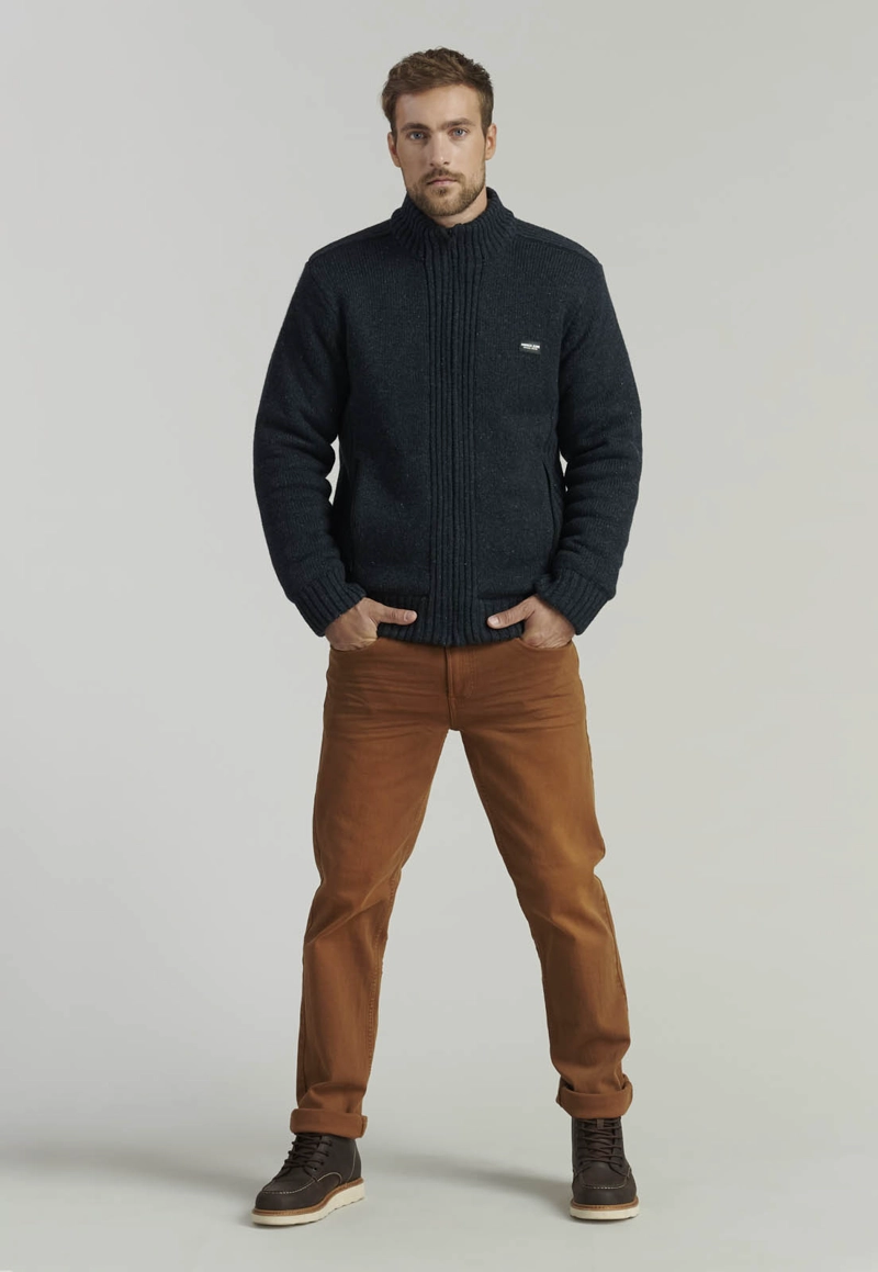 SWEATER HOMBRE FEROUCH GRIS CLEARWATER FJS GRAPHITE - 2