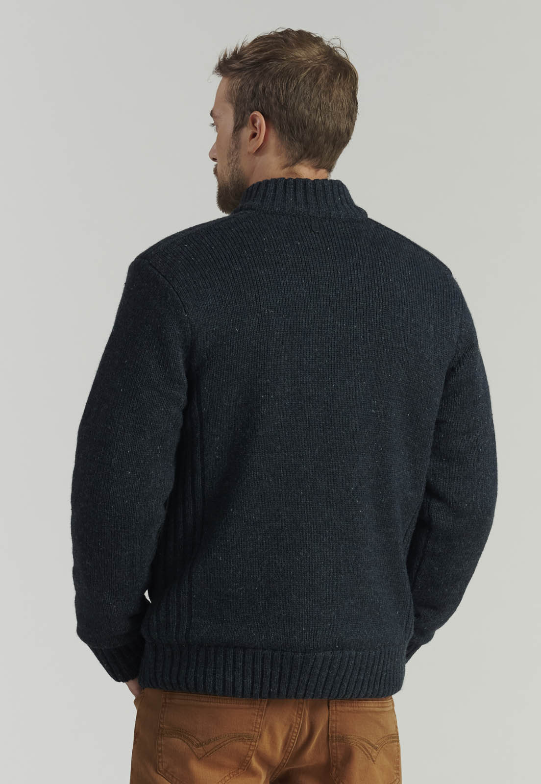 SWEATER HOMBRE FEROUCH GRIS CLEARWATER FJS GRAPHITE - 4
