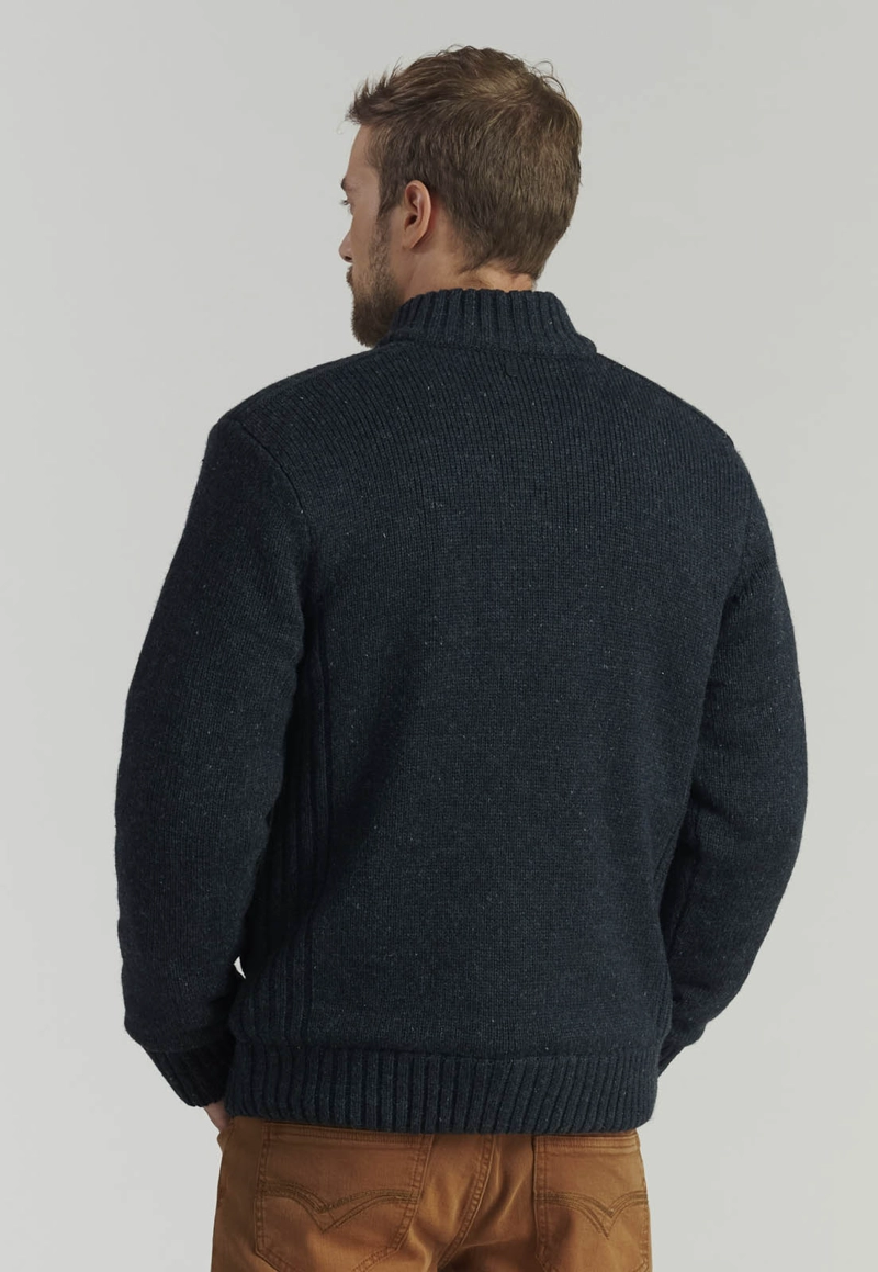 SWEATER HOMBRE FEROUCH GRIS CLEARWATER FJS GRAPHITE - 4