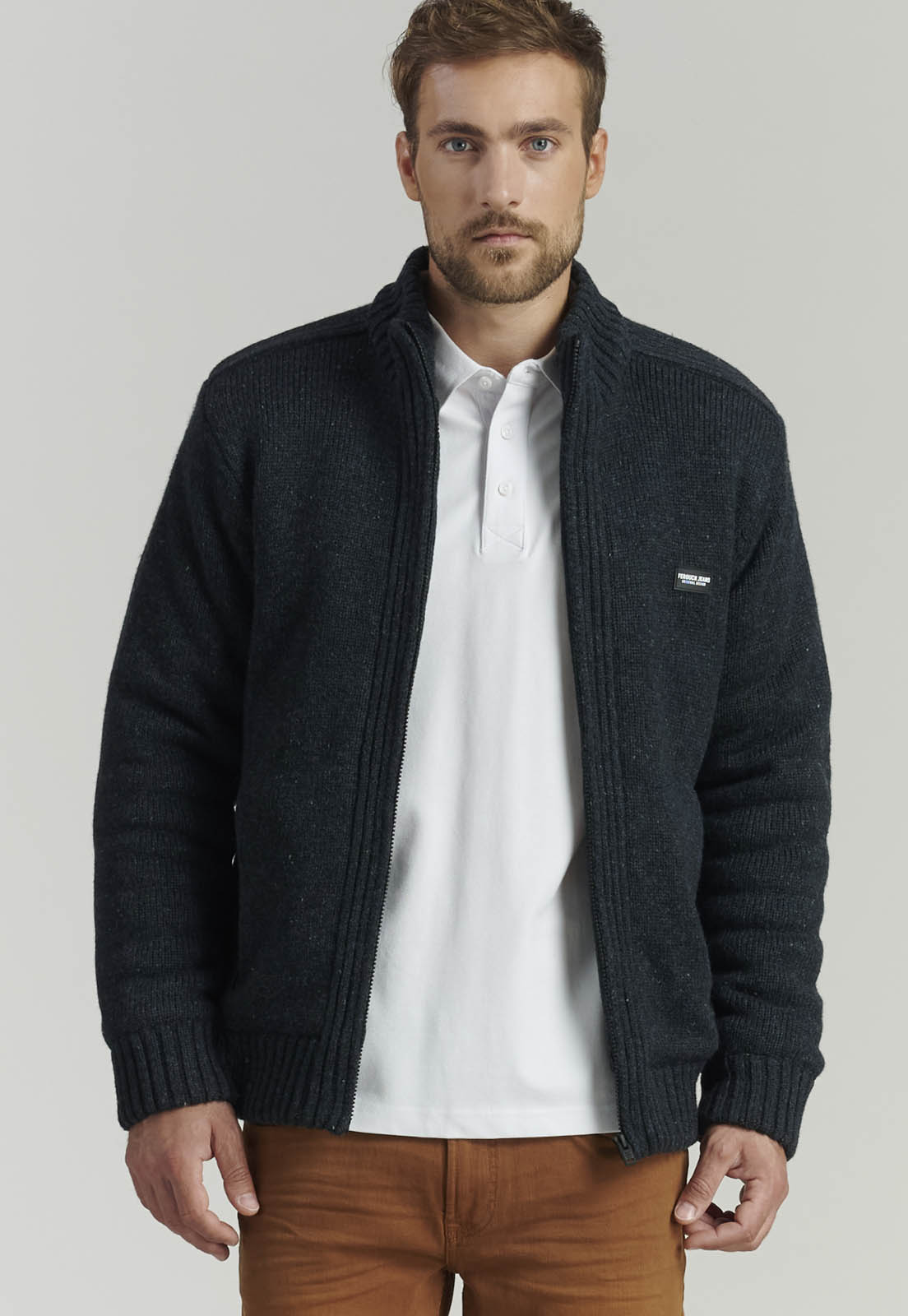 SWEATER HOMBRE FEROUCH GRIS CLEARWATER FJS GRAPHITE - 5