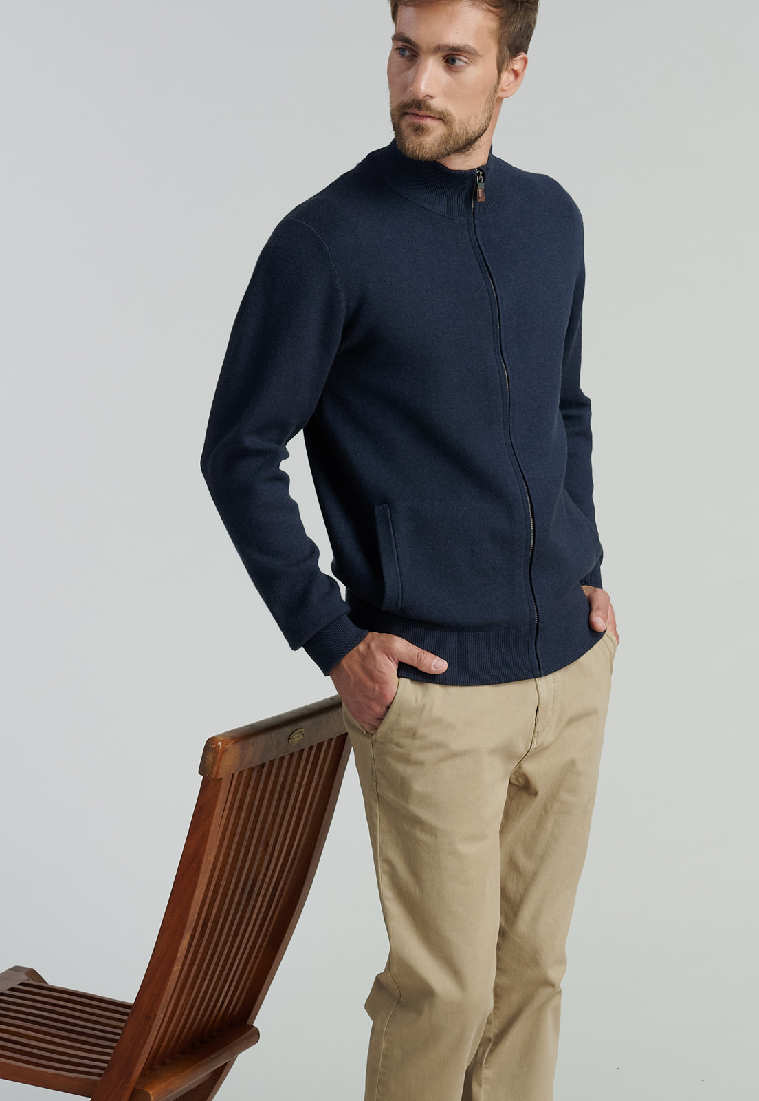SWEATER HOMBRE FEROUCH AZUL BERKELEY F BUSINESS MARINE - 5