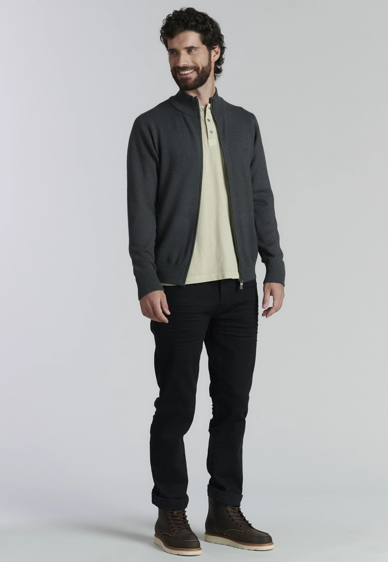 SWEATER HOMBRE FEROUCH GRIS BERKELEY F BUSINESS GRAPHITE - 1
